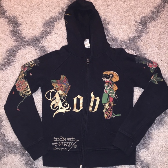 ed hardy geisha butterfly hoodie Xxx the game